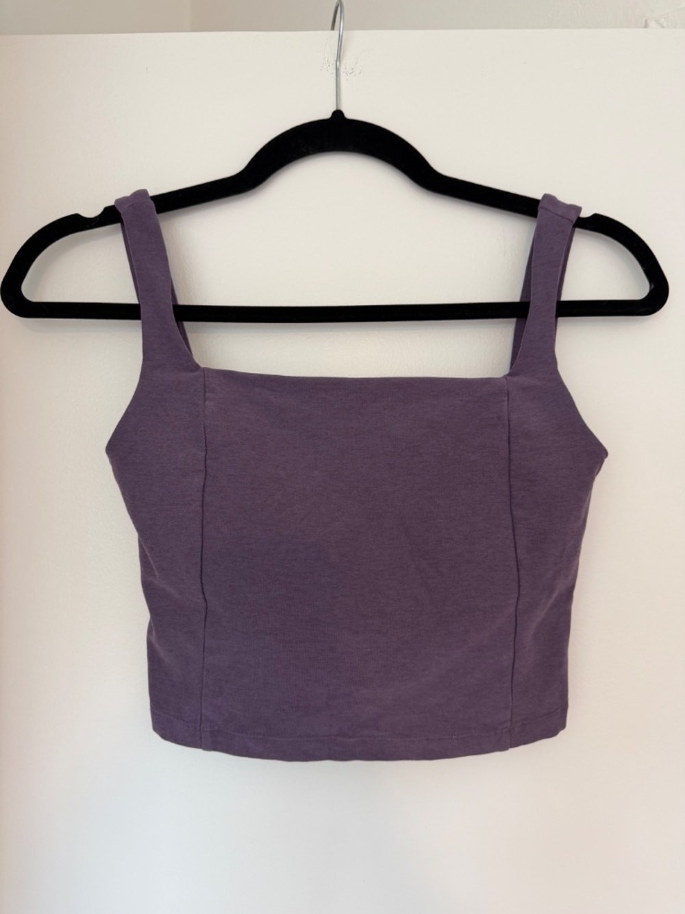 Beyond Yoga Spacedye Impress Cropped Tank Purple Haze Heather XS